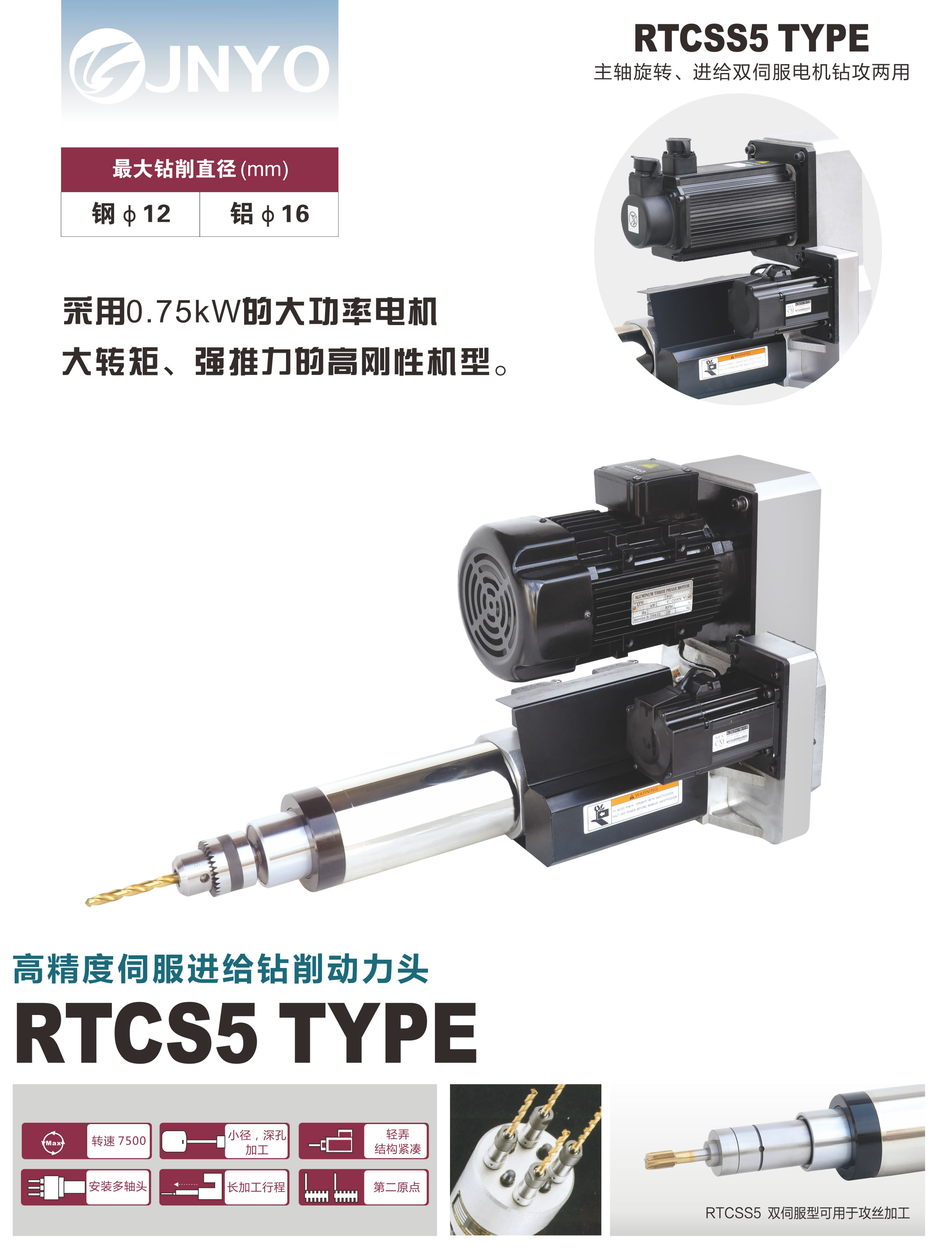 RTCS5-動力頭RTCS5伺服進給鉆孔動力頭_中國機床商務網